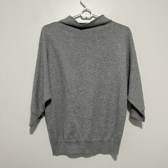 R Label Gray Dolman Sleeve Organic Cotton Cashmere Sweater Size XS - Picture 5 of 8